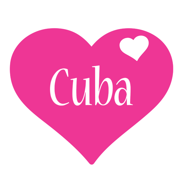 Cuba love-heart logo