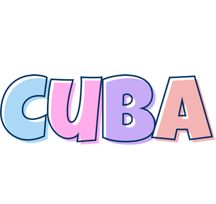 Cuba pastel logo