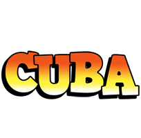 Cuba sunset logo