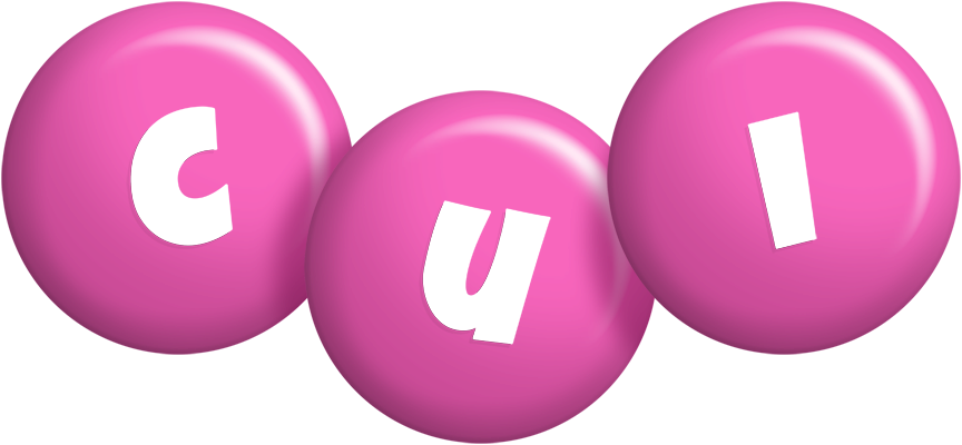 Cui candy-pink logo
