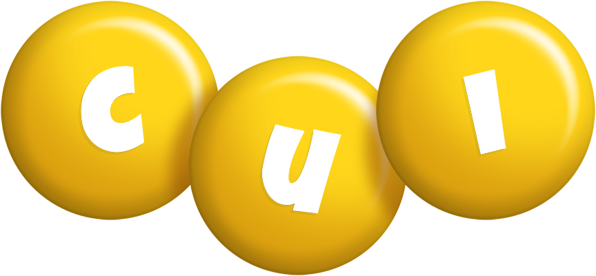 Cui candy-yellow logo