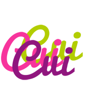 Cui flowers logo