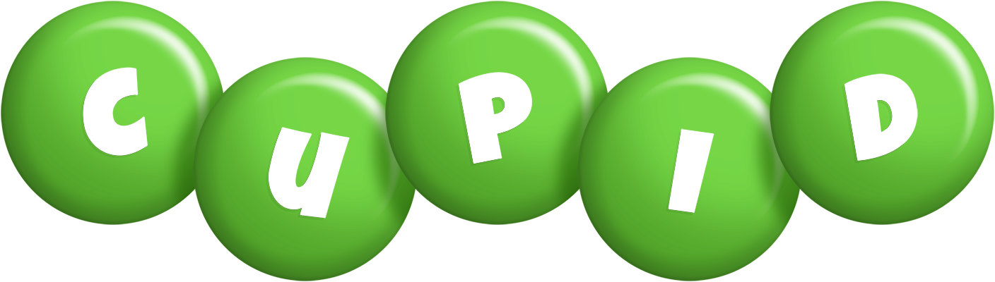 Cupid candy-green logo