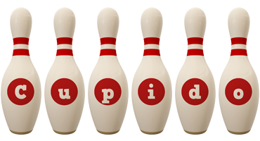 Cupido bowling-pin logo