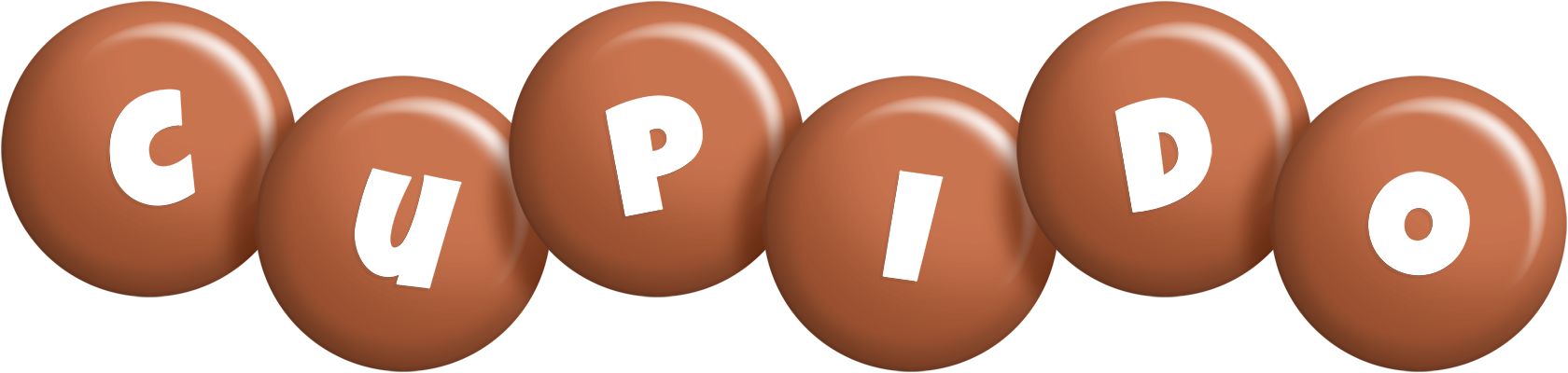 Cupido candy-brown logo