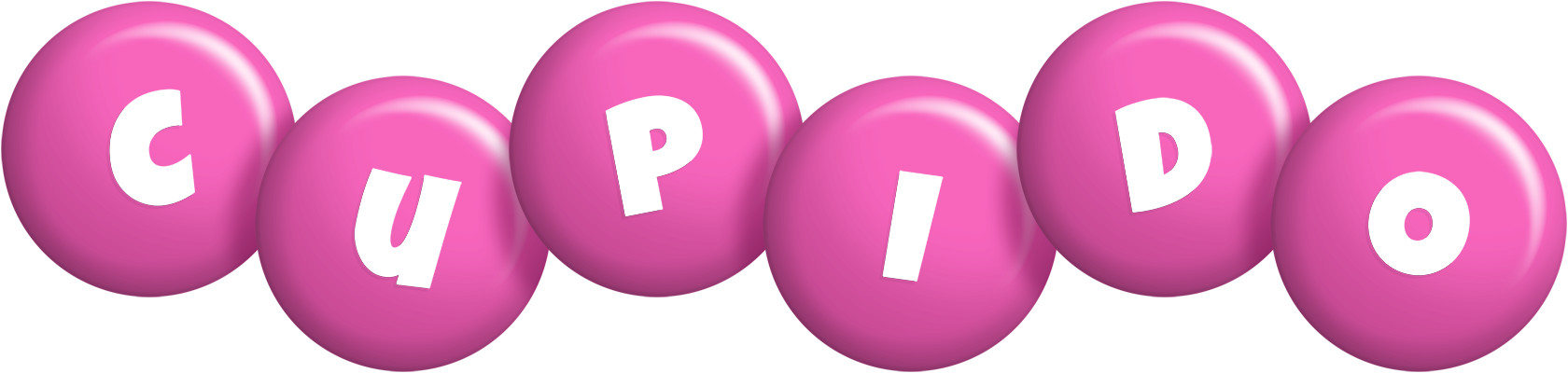 Cupido candy-pink logo