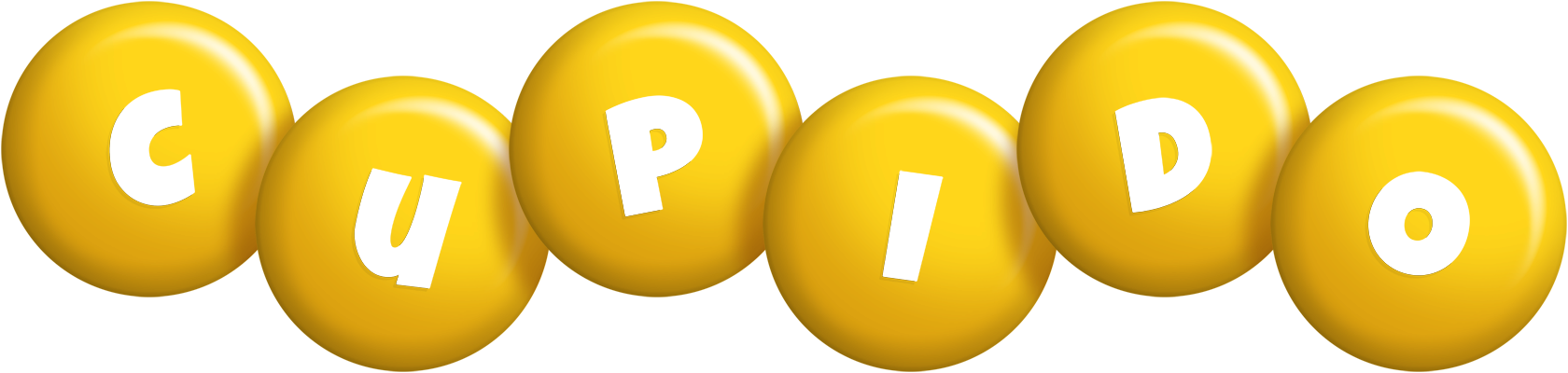 Cupido candy-yellow logo