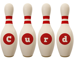 Curd bowling-pin logo