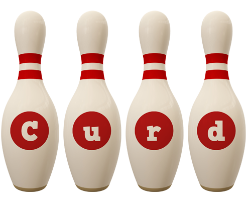 Curd bowling-pin logo