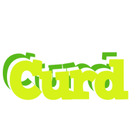 Curd citrus logo