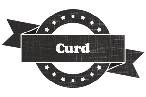 Curd grunge logo