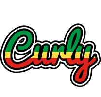 Curly african logo