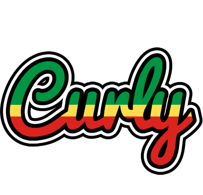 Curly african logo