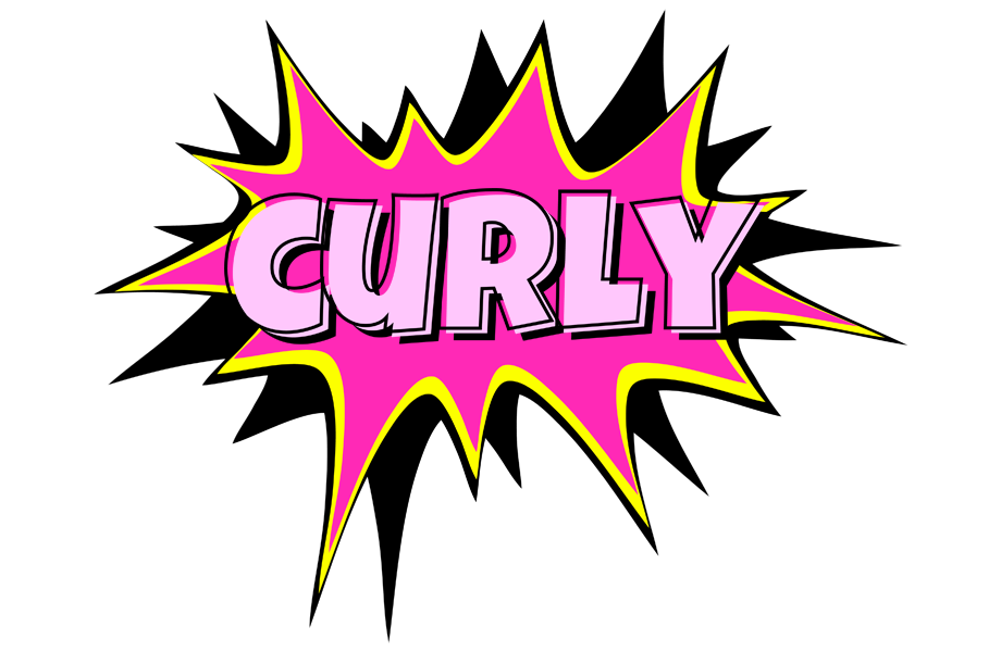 Curly badabing logo