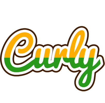 Curly banana logo