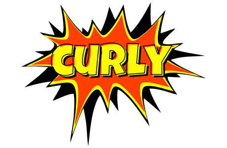 Curly bazinga logo