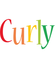 Curly birthday logo