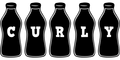 Curly bottle logo