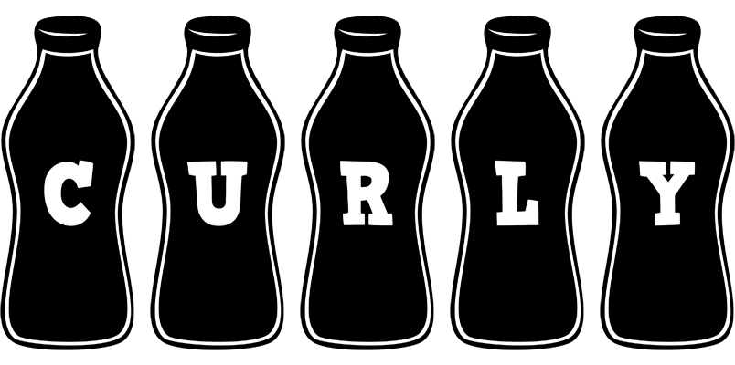 Curly bottle logo