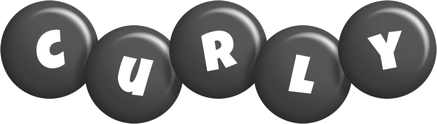 Curly candy-black logo