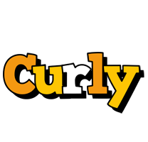 Curly cartoon logo