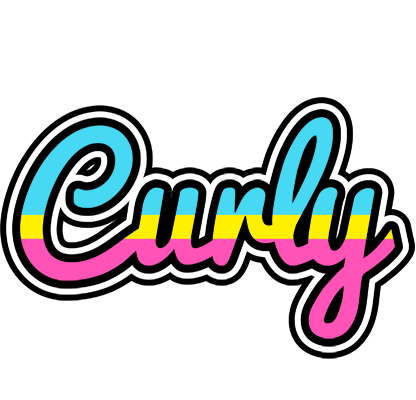 Curly circus logo