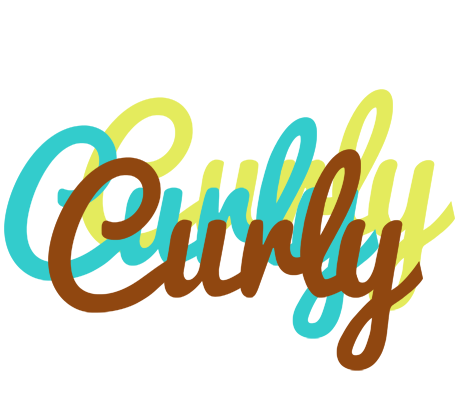 Curly cupcake logo