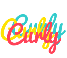 Curly disco logo