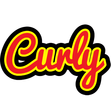 Curly fireman logo