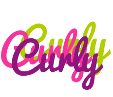 Curly flowers logo