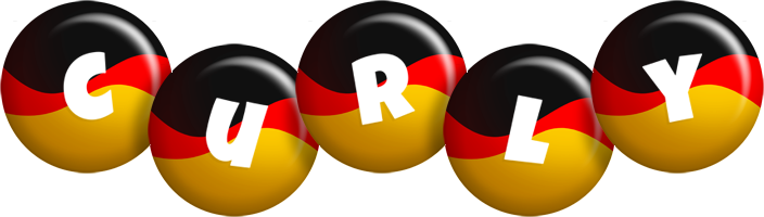 Curly german logo