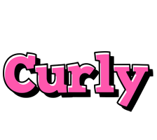 Curly girlish logo