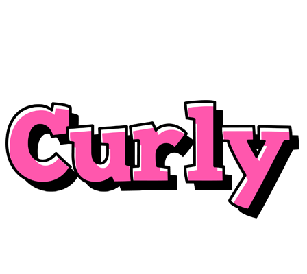 Curly girlish logo