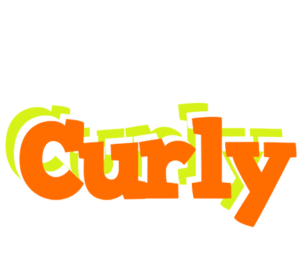Curly healthy logo