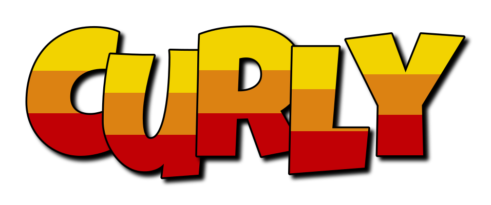 Curly jungle logo