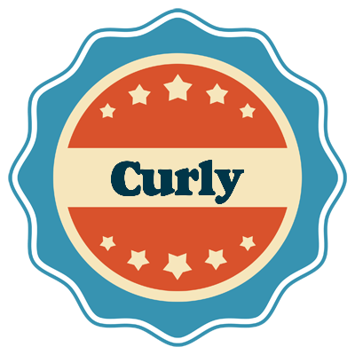 Curly labels logo
