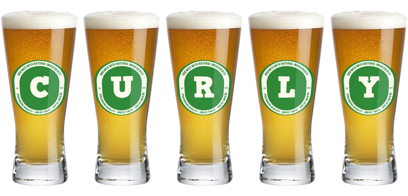 Curly lager logo