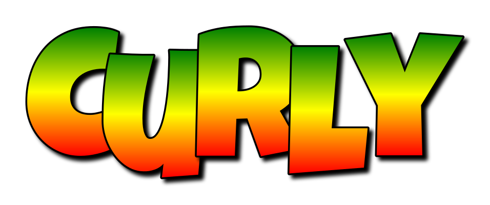 Curly mango logo
