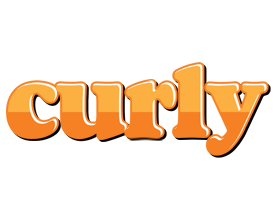 Curly orange logo