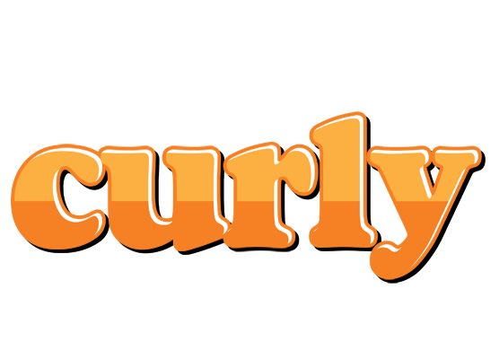 Curly orange logo