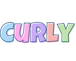 Curly pastel logo