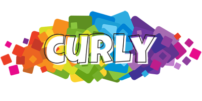 Curly pixels logo