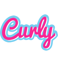 Curly popstar logo