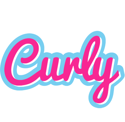Curly popstar logo