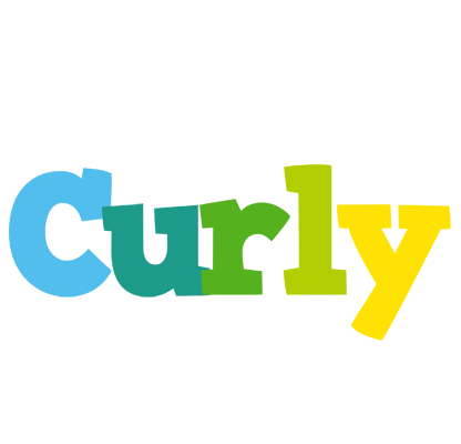 Curly rainbows logo