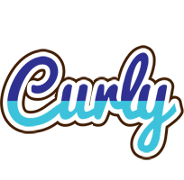 Curly raining logo