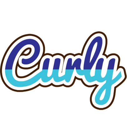 Curly raining logo