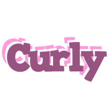 Curly relaxing logo