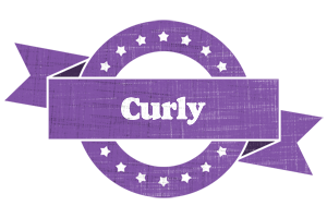 Curly royal logo