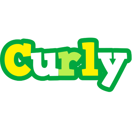 Curly soccer logo